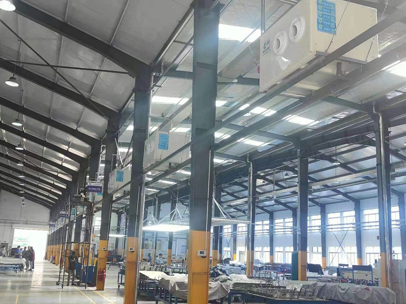 機械設(shè)備生產(chǎn)廠房車間降溫用工業(yè)蒸發(fā)冷省電空調(diào)