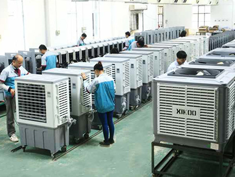 星科冷風(fēng)機生產(chǎn)車間