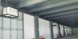 蒸發(fā)冷省電空調(diào)-臥式射流機(jī)組應(yīng)用于廠房車間降溫