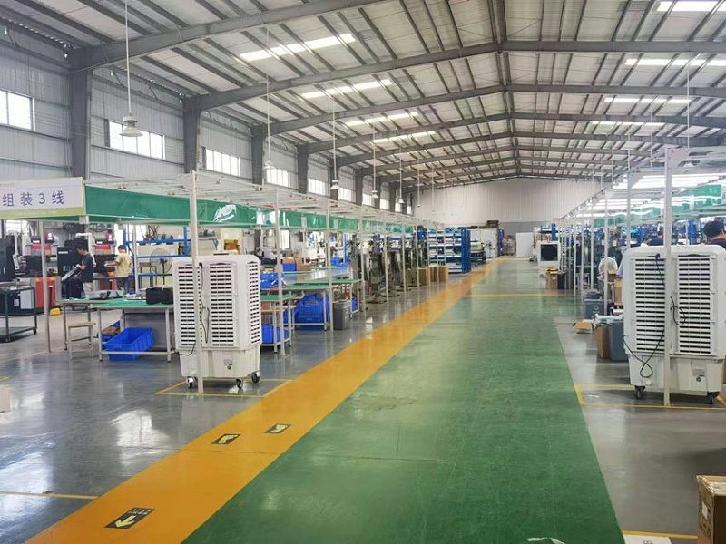  星科移動環(huán)?？照{(diào)冷風(fēng)機應(yīng)用廠房車間降溫通風(fēng)